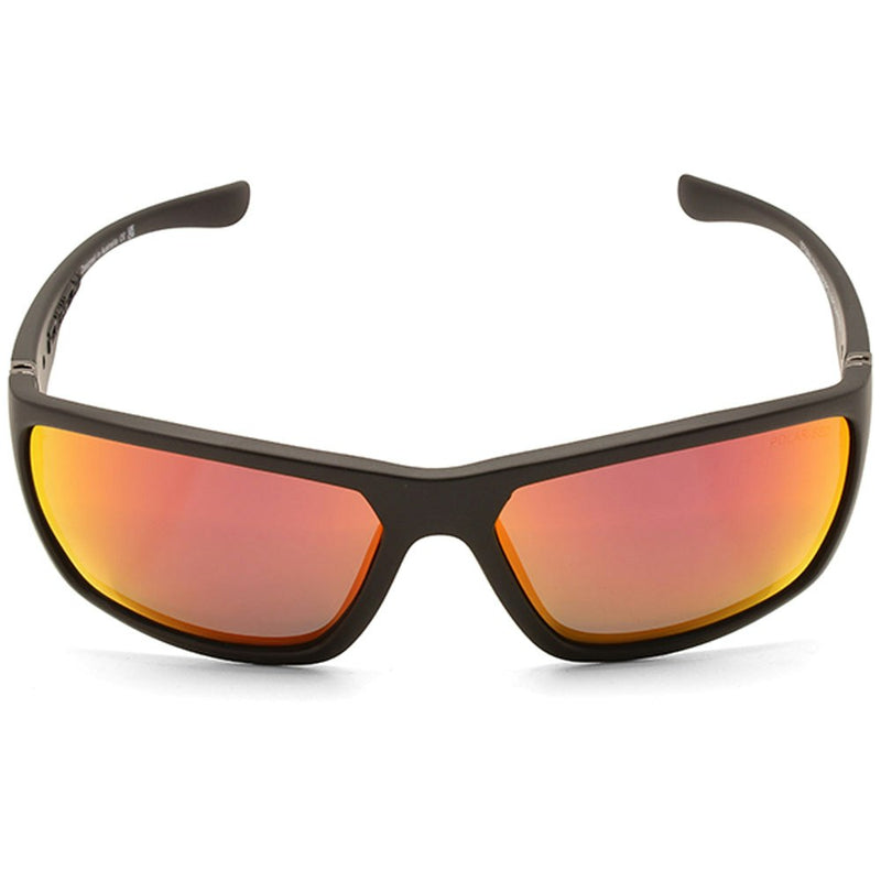 Dirty Dog Storm Satin Black/Red Mirror Polarised Unisex Sunglasses 53345