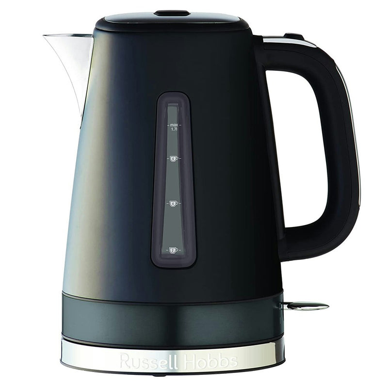 Russell Hobbs Brooklyn Kettle & 4 Slice Toaster Black Combo