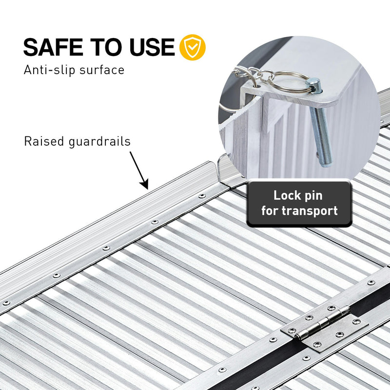 Kartrite Aluminium Portable Wheelchair Ramp R02 - 4ft