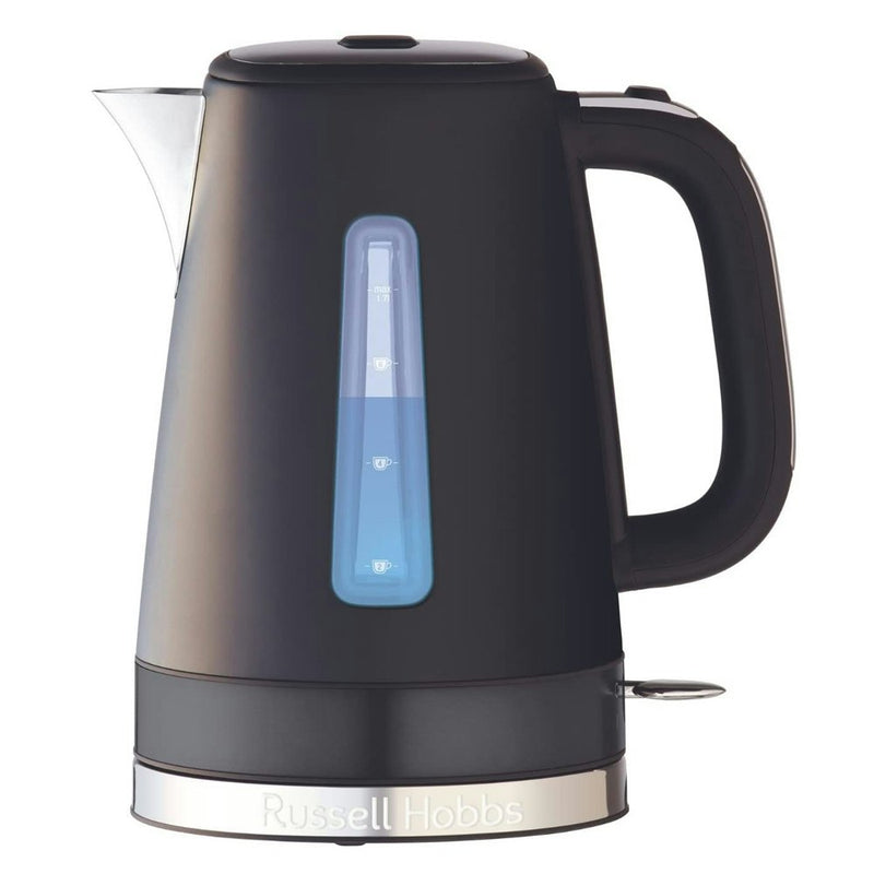 Russell Hobbs RHK92BLK Electric Brooklyn 1.7L/24cm Kettle Water Boiler Jug Black