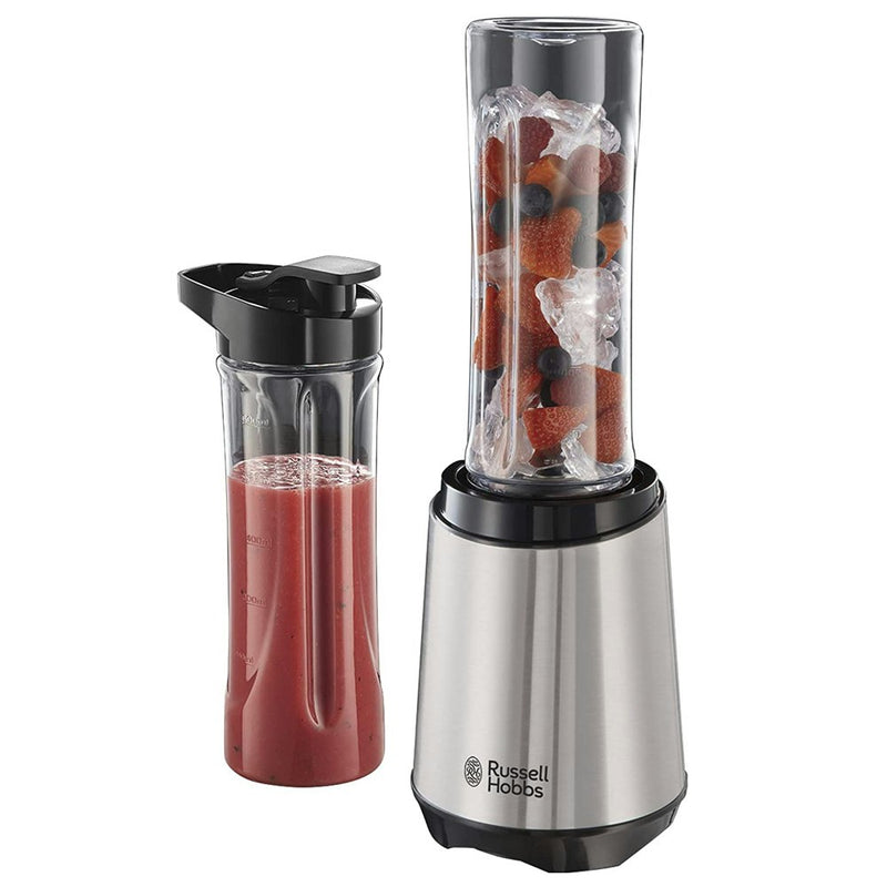 Russell Hobbs RHBL300 Mix & Go Classic Stainless Steel Blender 300W Fruit/Juice