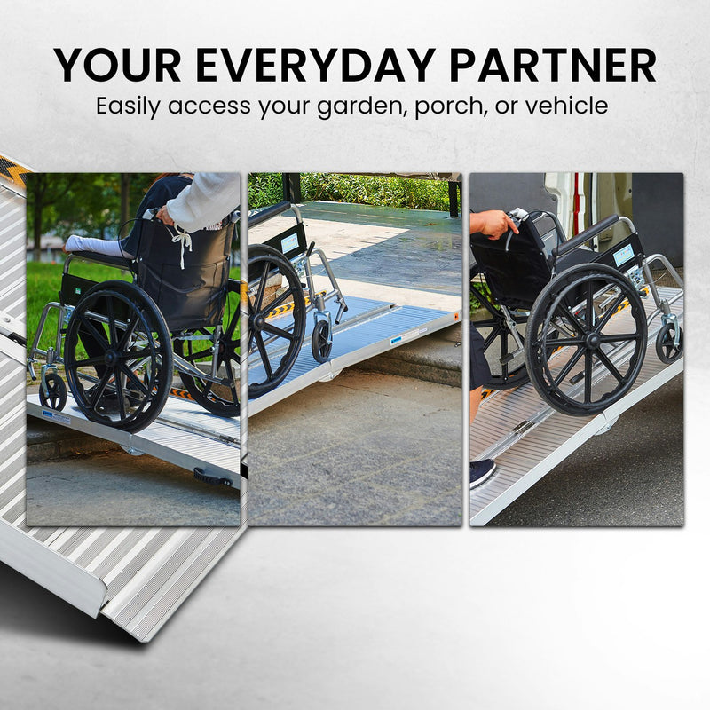Kartrite Aluminium Portable Wheelchair Ramp R02 - 6ft
