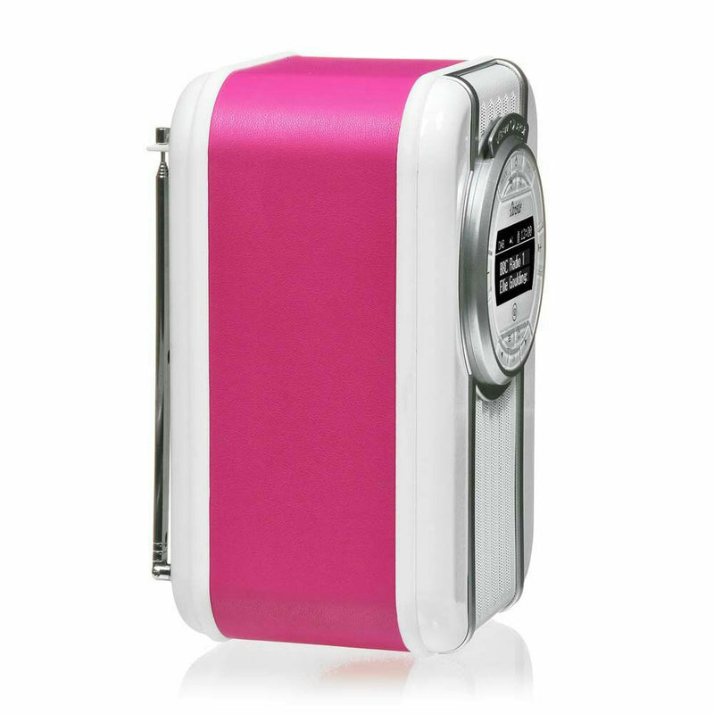 View Quest Pink Christie DAB+ FM Digital Radio/NFC & Bluetooth Portable Speaker