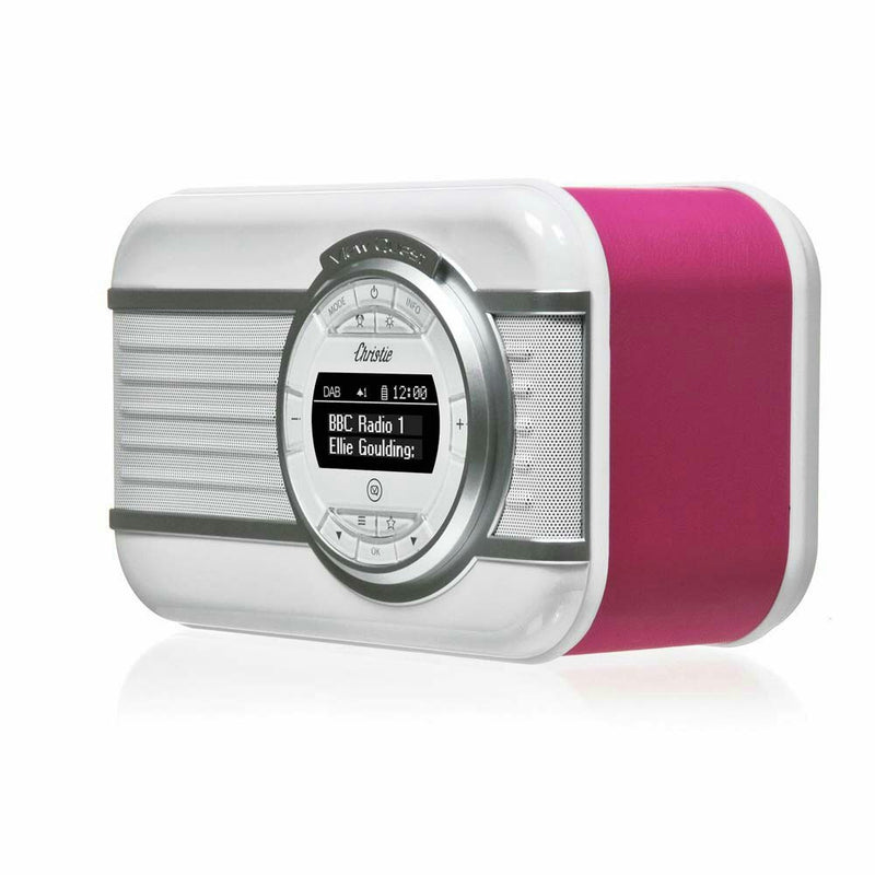 View Quest Pink Christie DAB+ FM Digital Radio/NFC & Bluetooth Portable Speaker