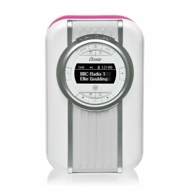 View Quest Pink Christie DAB+ FM Digital Radio/NFC & Bluetooth Portable Speaker