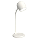 Kreafunk Ellie Lamp W/ Qi Charger And Bluetooth Speaker - White
