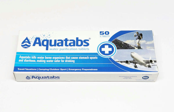 Aquatabs Water Purification Tablets - 50 1L Tablets