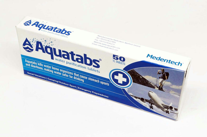 Aquatabs Water Purification Tablets - 50 1L Tablets