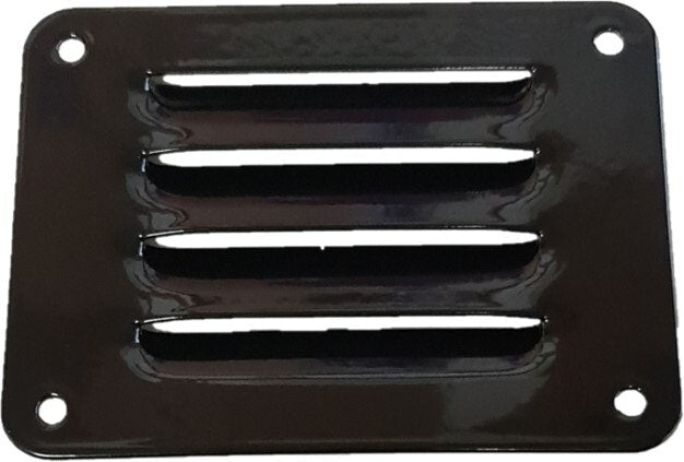 Ozvent Ventilation Grill Louvre Black 100mm x 75mm