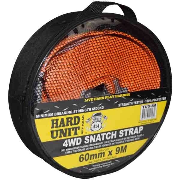 Hard Unit 6500Kg Snatch Strap 60mm x 9m