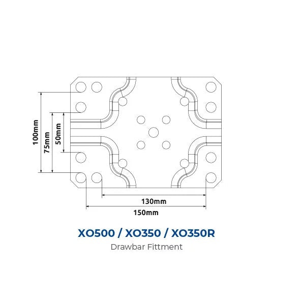 Ark XO750 Jockey Wheel Tube Mount ORJW750T