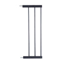 Levede Baby Safety Gate Adjustable Pet Stair Barrier 20cm Door Extension Black