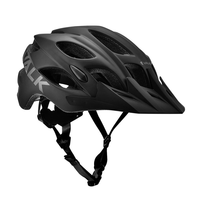 VALK Mountain Bike Helmet Large 58-61cm MTB Bicycle Cycling Safety Accessories - Black