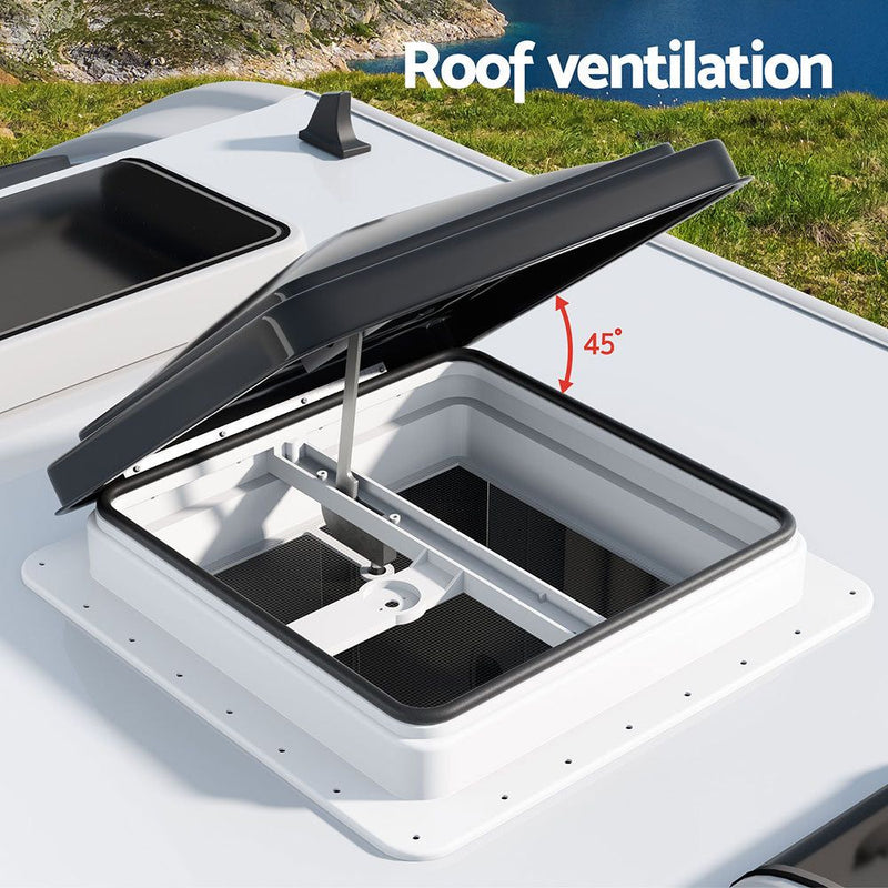 Caravan Roof Vent 42cm - Black