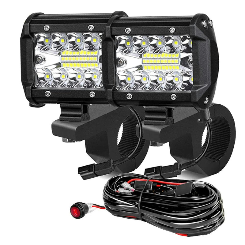 NNEOBA LED Work Light Bar Car 4X4 Spotlights Flood Combo LED Headlights