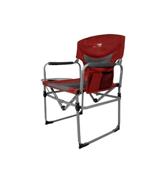 Black Wolf Compact Directors Chair - Sun dried Tomato