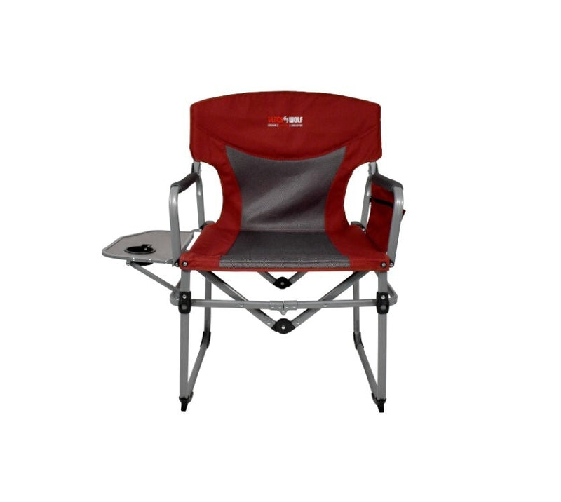 Black Wolf Compact Directors Chair - Sun dried Tomato