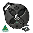 FLAT-OUT 9m Sullage Hose on Black Multi-Reel 32mm