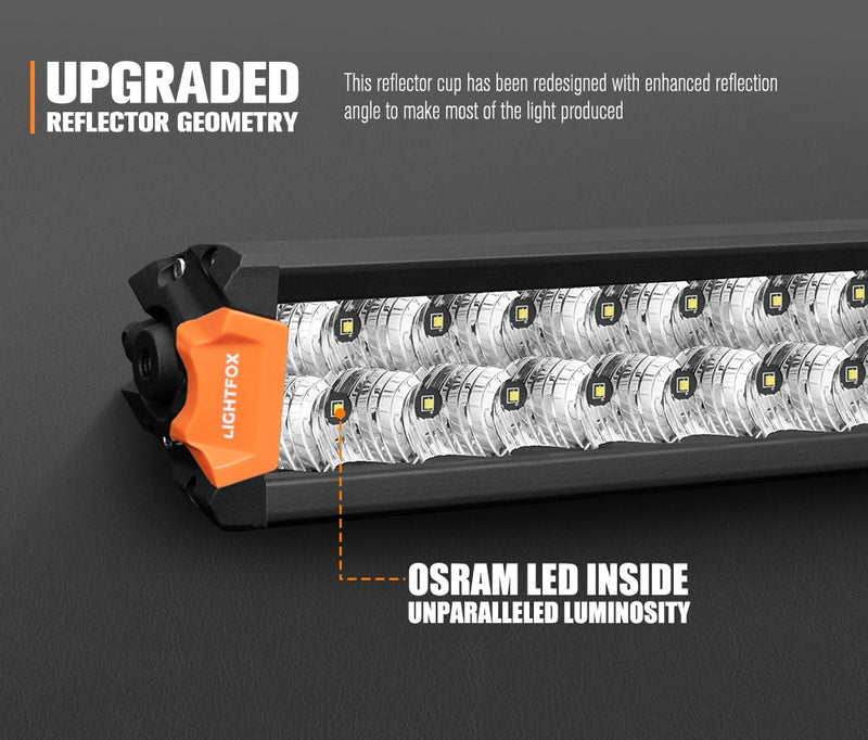 Rigel Series 40inch Osram LED Light Bar 1Lux @ 694m 30,192 Lumens