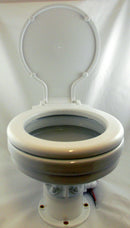 TMC RV Marine Toilet Electric 12V White Model-99902