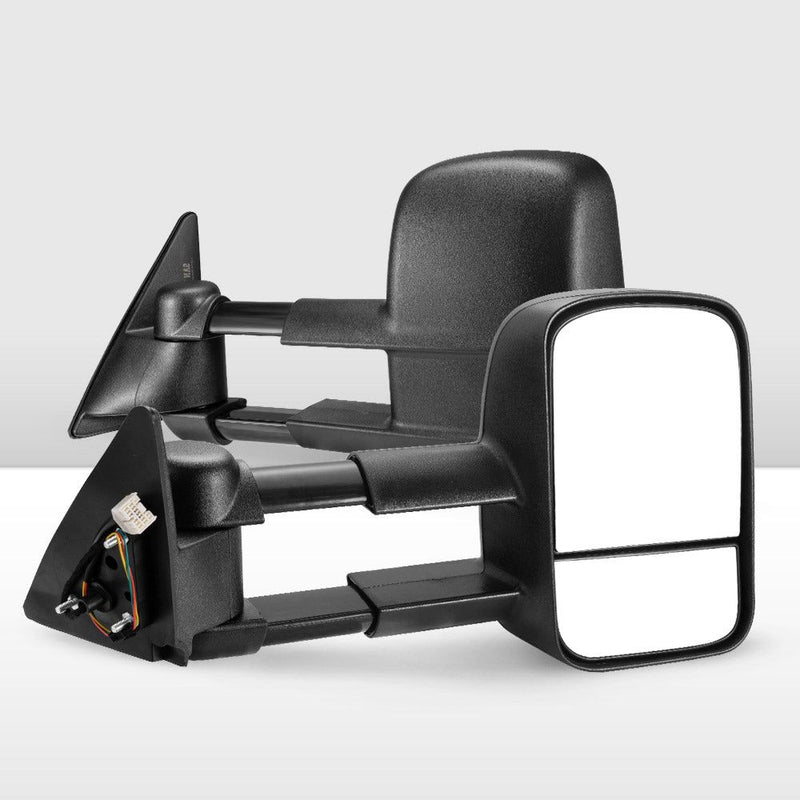 SAN HIMA Pair Extendable Towing Mirrors Gen1 Fit Toyota Landcruiser 100 Series 1998-2007
