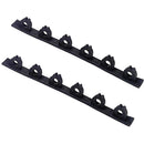 2 Pack Wilson Large Moulded Rubber Rod Racking - Holds Up To 12 Fishing Rods