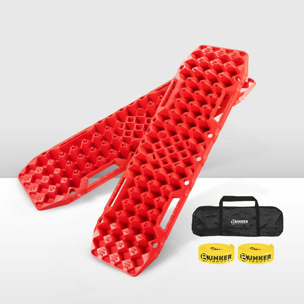 Pair Recovery Tracks Sand Track with Jack Base 10T Red