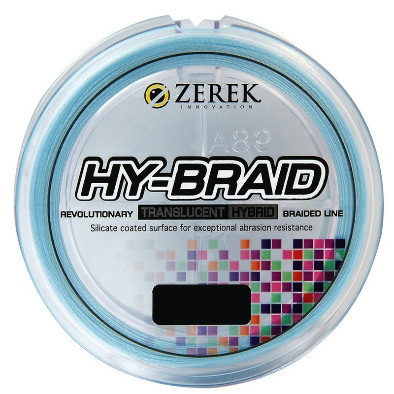 150m Spool of 50lb Blue Zerek Hy-Braid Fishing Line - Translucent Fishing Braid