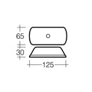Narva 85780 Side Direction Indicator Lamp (Amber)