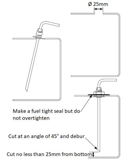 Fuel Pick-Up Pipe for Diesel Heater