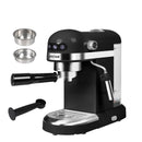Spector Coffee Machine Electric Espresso Maker Grinder 20 Bar Milk Frother Black