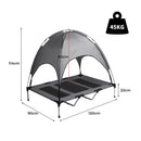 Pawz Pet Trampoline Bed Dog Cat Elevated Hammock With Canopy Raised Heavy XL