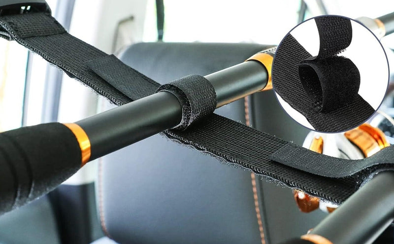 2x Car Fishing Rod Straps