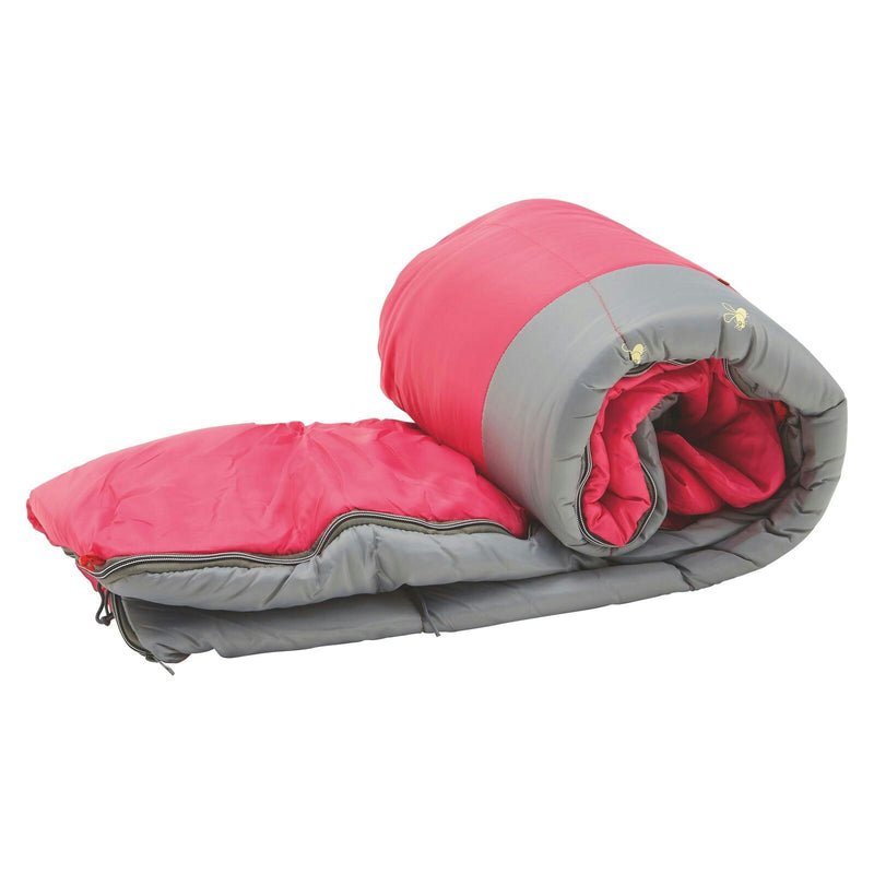 Coleman Kids Firefly Ilumi-Bug Sleeping Bag - Pink