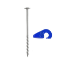 EZY ANCHOR SINGLE OUTBACK PEG - BLUE