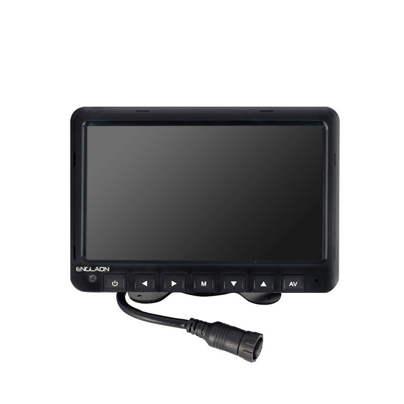 12V-36V 7" AHD Monitor DVR with Reverse Cameras Kit for Caravan Truck Campervan