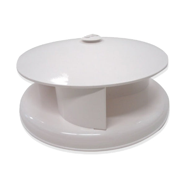 Rotary Vent Plastic White