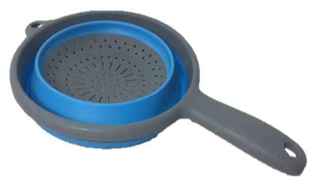 Collapsible Silicone Colander with Handle