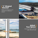 San Hima Car Side Awning 1.4x2m Pull-out Telescoping Poles Waterproof Camping