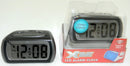 LCD Alarm Clock X Time BLACK