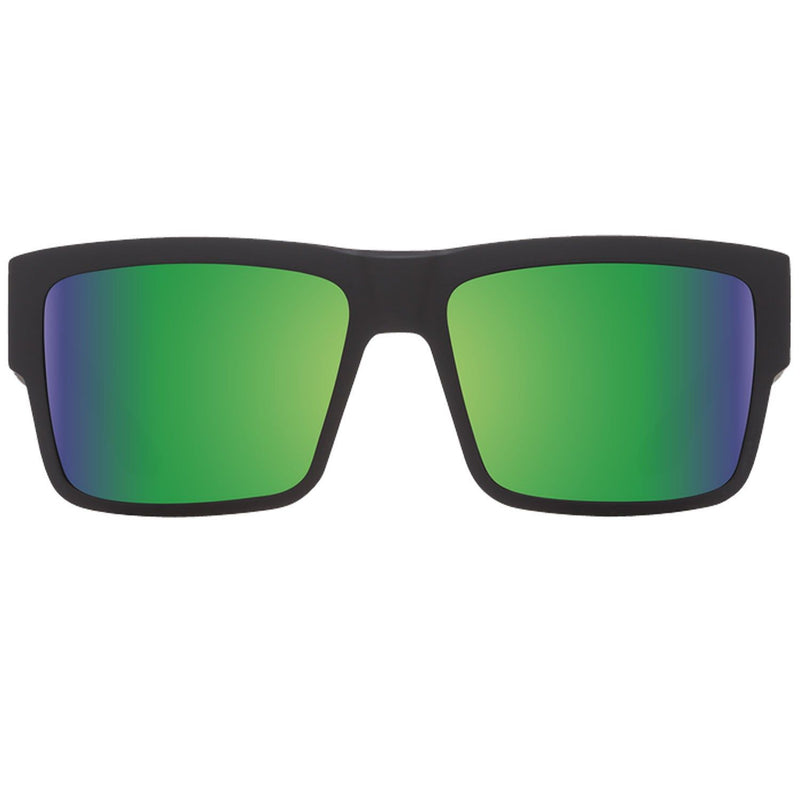 Spy Cyrus Matte Black Happy Bronze Green Spectra Polarised Sunglasses