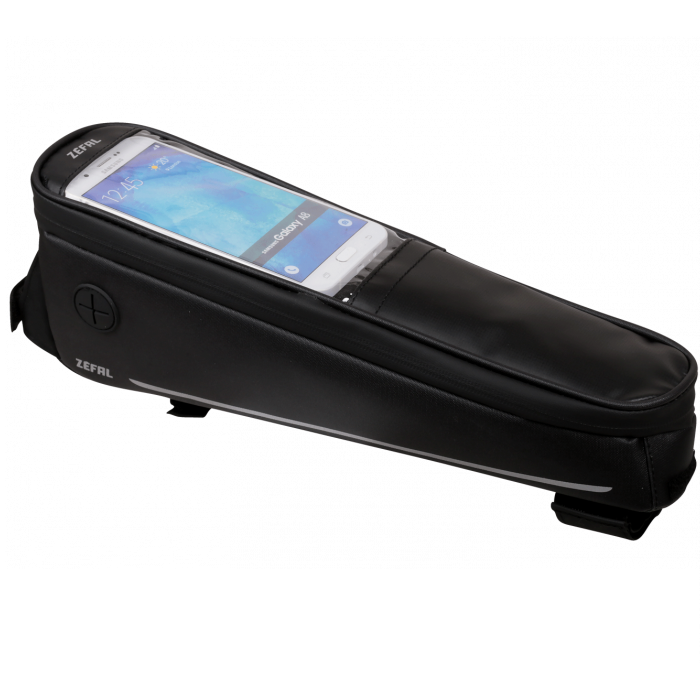 Zefal T3 Tube Top 1.8-Litre Bike Console Pack and Phone Holder Frame Bag