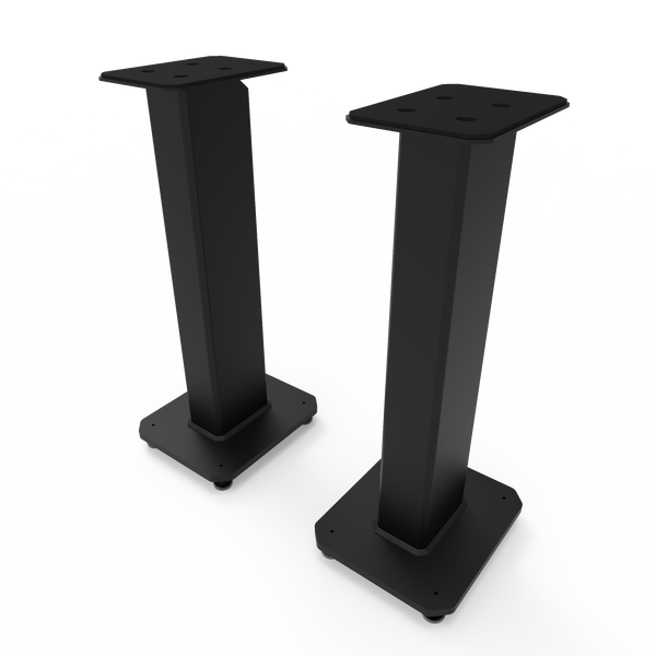 Kanto SX26 26" Tall Fillable Speaker Stands with Isolation Feet - Pair, Black