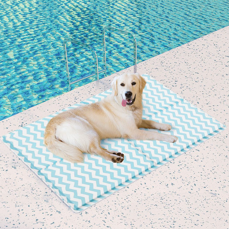 Pawz Pet Cooling Mat Dog Cat Gel Non-Toxic Bed Puppy Self-cool Summer Ice Pad XL