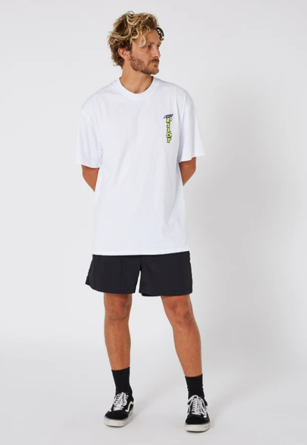 Jet Pilot Big Air Mens Tee White