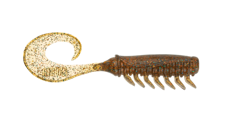 Rapala Crush City 6 Pack of 3.25 Inch Creeper Soft Plastic Curly Tail Lures