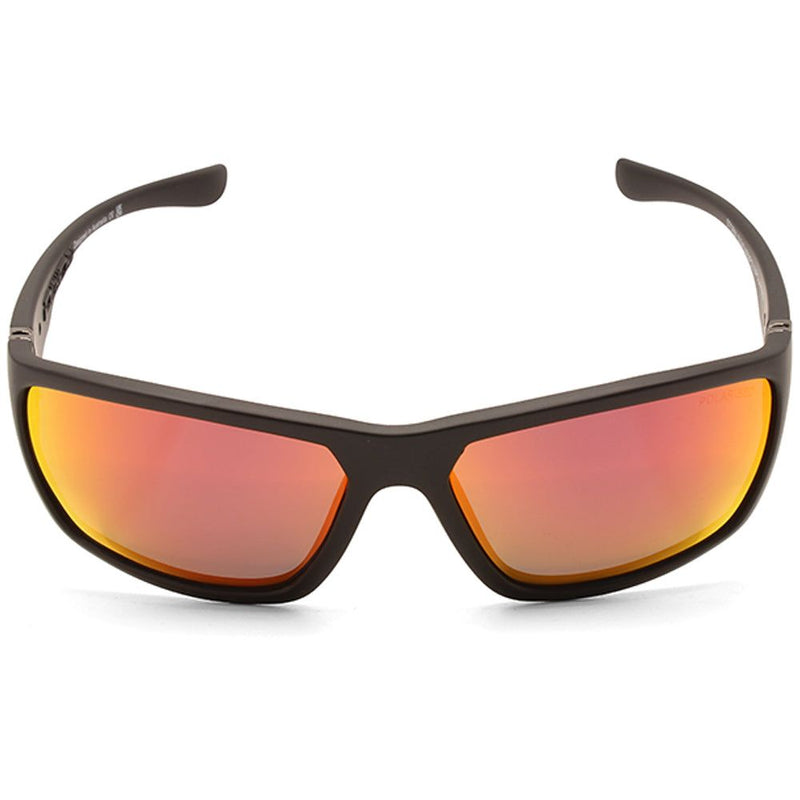 Dirty Dog Storm Satin Black/Red Mirror Polarised Unisex Sunglasses