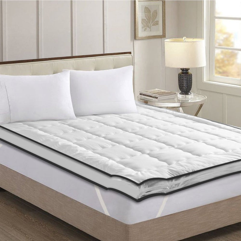 Dreamz Pillowtop Mattress Topper Mat Pad Bedding Luxury Protector Cover King