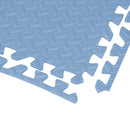 Bopeep EVA Foam Kids Play Mat Floor Kid Crawling Interlocking Home Blue 60x60