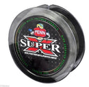 300m Spool of PENN Super X Monofilament Fishing Line - Low Vis Green Mono Line